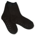 thumbnail image 5 of Martha Stewart Womens Single Cabin Sock With Grippers Black, 5 of 5