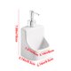 thumbnail image 3 of Xihbxyly Botella de Repuesto para Baño, Diseño de Plástico Blanco, Sellado Hermético, Tamaño Compacto, Multiusos, para Jabón de Manos, Champú y Gel de Ducha, Ahorra Espacio, 18 X 9,5 X 9,5 Cm., 3 of 6