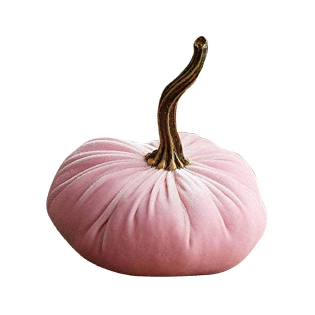 TIELUTT 1 Pc Handmade Velvet Pumpkins Stuffed Pumpkin with Exquisite Christmas Ornament Keepsake Ornament Packs Postal Ornament Q Christmas Ornament Christmas Decorations Set