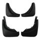 thumbnail image 2 of Kit de guardabarros de coche de 4 piezas ABS negro protector contra salpicaduras reemplazo de aleta de barro para S90 R‑Design 2017+ Jadeshay A, 2 of 8