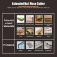 thumbnail image 3 of Ball End Mill, Low Power Consumption Carbide Relief Ball Nose Cutter Stable  For Semi Finishing For Metal, 3 of 8