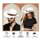 thumbnail image 2 of Sombrero Vaquero Unisex Moda Resistente Atractivo Versatil Blanco, 2 of 4