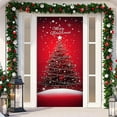 thumbnail image 5 of Cheapark Gift 35.4 x 70.8 In Christmas Gingerbread House Door Cover - Festive Curtain for Door, Wall & Christmas Party Decoration, 5 of 6
