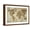 Brown Frame, variant on Art.com Map of the World Art Print by Liz Jardine, 18" x 12"