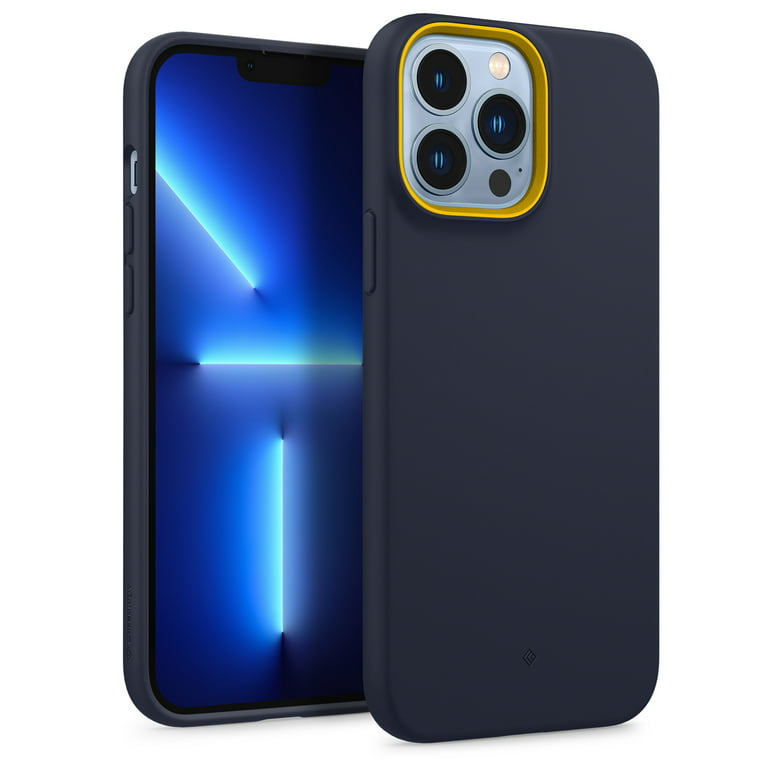 iPhone 14 Pro NanoPop Mag Silicon Case - Blueberry Navy
