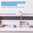thumbnail image 2 of Pack Puriificador de agua ultracompacto directo al grifo + 2 repuestos extra, agua libre de cloro, impurezas y turbidez mejor que el garrafon, 2 of 8