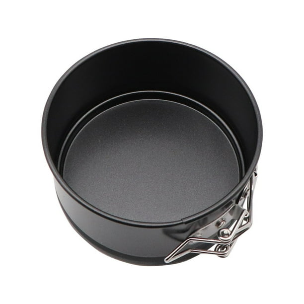 Juego de mini moldes desmontables de 4 pulgadas: molde pequeño antiadherente para tartas de queso, pizzas y quiches