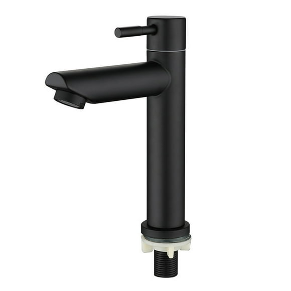 Black Matte Bathroom Faucet Stainless Steel Basin Faucet