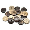 thumbnail image 2 of 50\lot Round Natural Wooden 4 Hole Sewing Brown Coconut Buttons Shell D9R4 R0Y0 R9C4 Sale Q5A4 A2N3, 2 of 8