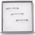 thumbnail image 2 of Brilliance Fine Jewelry Simulated Diamond 3 Stackable Bands in Sterling Silver, 2 of 3