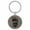 Gray, variant on Bigfoot Foot Imprint Sasquatch Light Brown Laser Engraved Leatherette Keychain Backpack Pull - 1.5 x 3 Inches