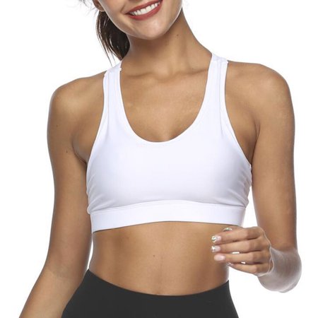 

Ssxinyu Women Sports Yoga Running Bra Crop Top Vest Stretch Padded Bras Shaper