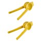 thumbnail image 1 of 2X Exprimidor de Limon Amarillo - Metal, 1 of 5