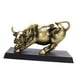 thumbnail image 4 of Escultura de toro, obra de arte moderna, estatua de toro para decoración del hogar, tienda, negocio. 40cmx23cmx26cm, 4 of 9