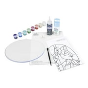 Gallery Glass Parrot Suncatcher and Cling Kit