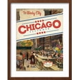 thumbnail image 2 of Art.com The Windy City Giclee Print, Brown Frame Wall Art, 17" x 21", 2 of 5