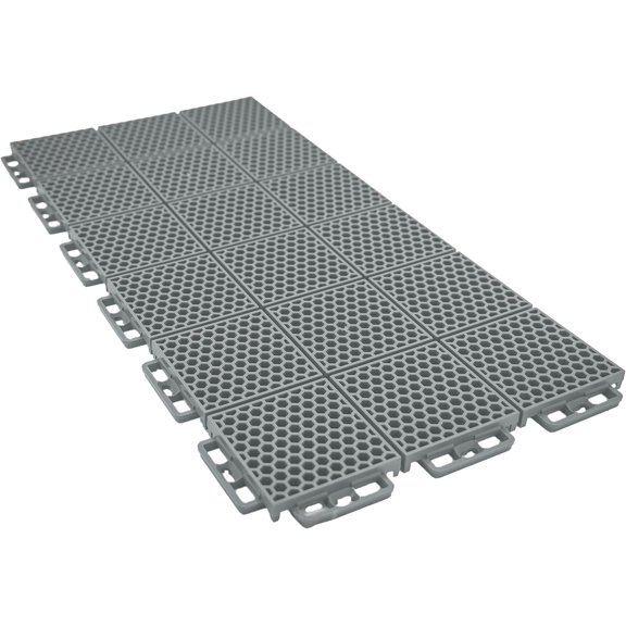 Caliber Products 13610-3 ProTech Smooth Flooring - Gray - 8pz.