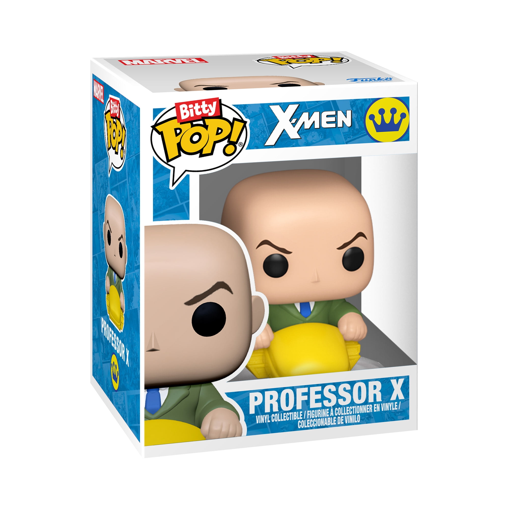 Funko Bitty POP! Box: X-Men - Xavier's School with Professor X and Wolverine Collectible Vinyl Mini-Figures