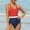 Red womens swimsuits, variant on Womens Swimsuits Pimelu Bathing Suit for Women One Piece Swimsuit Womens High Waist Bathing Suits Beach Pool Fashion Color Block Backless Strap Swimwear Ladies Girls Sports Athletics Swimsuit
