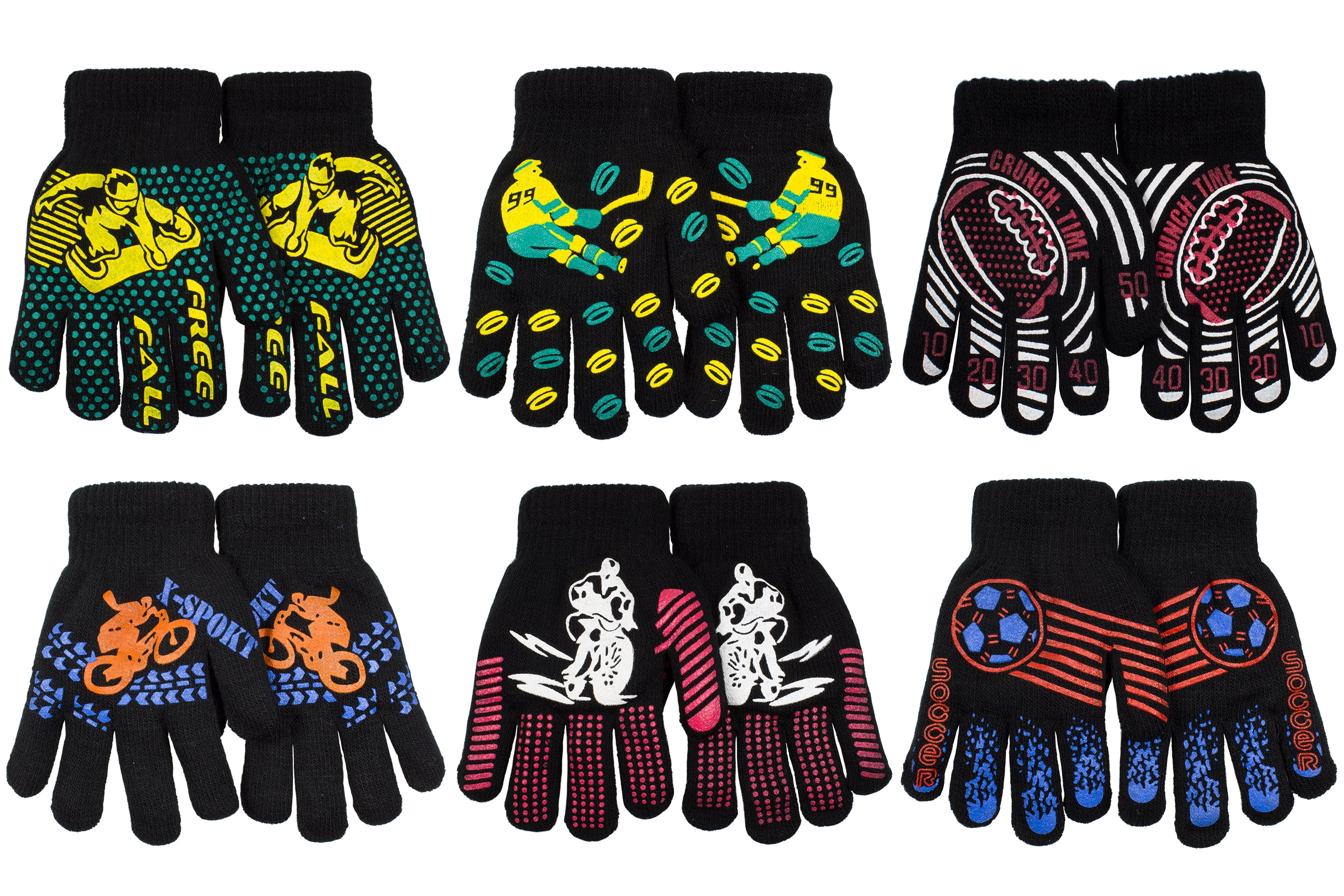 WHOLESALE LOT 12 Pairs Outdoor Ski Thermal Insulation waterproof Kid Gloves 
