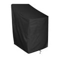 thumbnail image 3 of Tssuoun Chair Cover Waterproof Buckle Outdoor Seat Cover Foldable Oxford Cloth Patio Lounge, 3 of 8