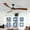 Black,Natural Wood#4, variant on Tower Fan 72 Inch wood Ceiling Fan with light, Low Profile Ceiling Fan with Remote Control,Noiseless Reversible DC Motor with Timer,Box Fan