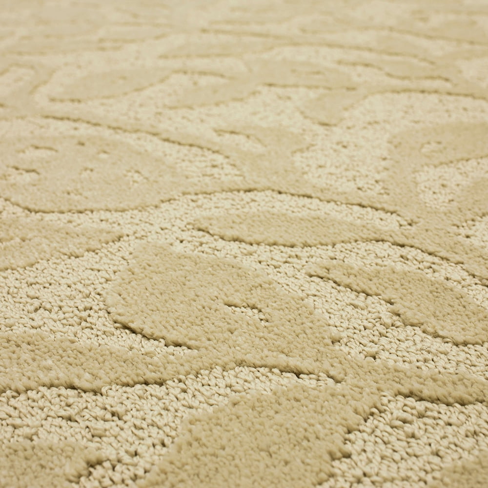 Mohawk Home Wisteria Floral Polyester Indoor Area Rug, Sand, 5' x 7'