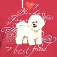 thumbnail image 3 of CafePress - Bichon Frise Women's Dark T Shirt - Women's Traditional Fit Dark T-Shirt, 3 of 4