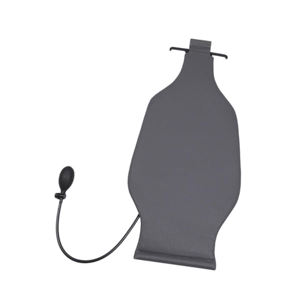 Cojín inflable de soporte lumbar para coche, accesorios universales para automóviles, cómodo Gris