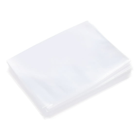 100 Pcs Clear Flat Open Plastic Poly Bags 3x4 Inch 1.6 Mil Packaging Bags for Proving Bread, Dough