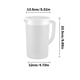 thumbnail image 3 of Fiudx Hervidor de Agua Fría con Tapa, Jarra de Plástico Ecológica, Gran Capacidad, Fácil de Limpiar, Resistente Al Calor y Al Frío, Perfecto para Limonada, Té Helado, Bebidas de Frutas, Fiestas Al Ai, 3 of 6