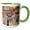 Green/White, variant on 3drose, Austria, Grein, Danube River, Cafe and Bar-eu03 Cmi0286 - Cindy Miller Hopkins, 11oz Mug