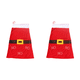 thumbnail image 1 of Bolsa de regalo Papá Noel navideño con cordón Bolsas navideñas de gran tamaño (B), 1 of 3