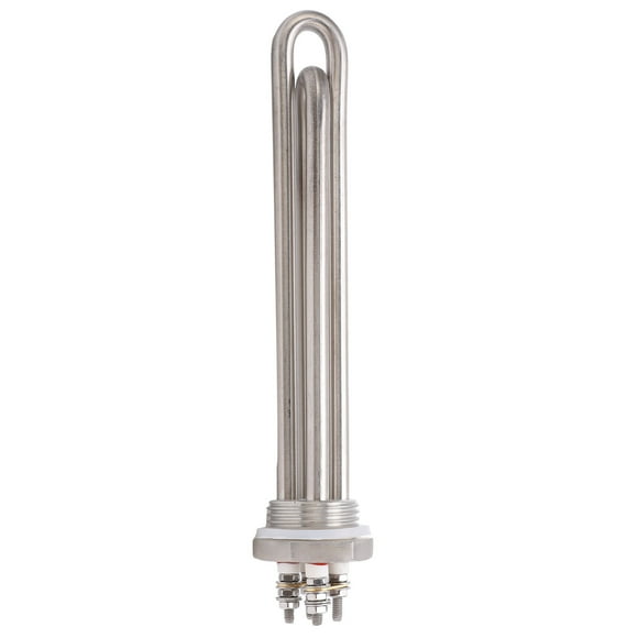 Calentador de agua de inmersión de acero inoxidable, rosca NPT de 1", portátil, de calentamiento rápido, eléctrico, 24 V, 600 W