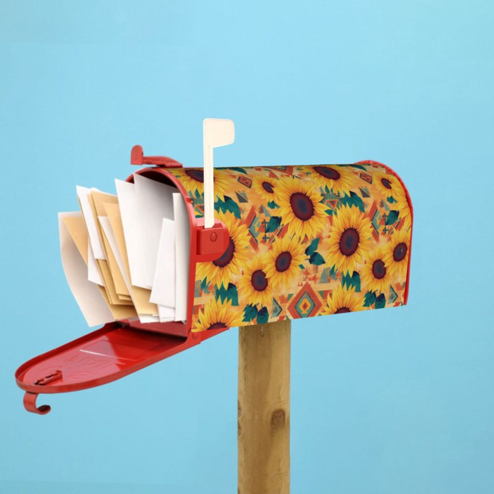 Kdxio Magnetic Mailbox Cover 21x18 in Mailbox Cover Outdoor Decoration Holiday Mailbox Covers for Home Garden Yard-21x18 in