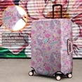 thumbnail image 4 of Pink Unicorns Flamingos Pattern Luggage Cover Fashion Suitcase Cover Baggage Covers Fit 25-28 Inch Luggage (Go Travel), 4 of 5