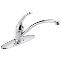 Delta Foundations Single-Handle Kitchen Faucet - B1310LF - Chrome