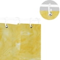 thumbnail image 5 of Coolnut Lemon Marble Bath Shower Curtain Liners 72x72in 100% Polyester Waterproof with Curtain Hook, 5 of 6