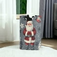 thumbnail image 6 of Yayeee Freestanding Laundry Hamper with Handle Collapsible Large Storage Basket for Clothes, Christmas Santa, 6 of 7