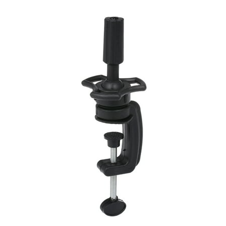Wig Head Clamp Mannequin Training Head Stand Wig Holder Stand Desk Table Clamp Plastic Metal Hair Accessory Tool ()