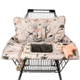 thumbnail image 1 of Funda para carrito de compras para bebé HALAA VAUVA 2 en 1 Dinosaurio, 1 of 8