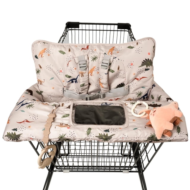 Funda para carrito de compras para bebé HALAA VAUVA 2 en 1 Dinosaurio