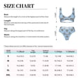 thumbnail image 4 of Kdxio Terrier Print Women's 2 Piece High Waisted Wrap Spaghetti Strap Summer Swimsuit Bikini Set-, 4 of 7
