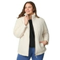 thumbnail image 2 of Free Country Women's Plus Size Cirrus Quilted Reversible Jacket Oat 1X, 2 of 9