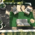 thumbnail image 2 of Garland Rug Garden Trellis Polypropylene Green Indoor/Outdoor Area Rug, 9' x 12', 2 of 7