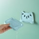 thumbnail image 5 of Porta jabón de pared de plástico Small Bear, diseño de drenaje desmontable, sin acumulación de agua, 13x12x3 cm, múltiples colores., 5 of 6