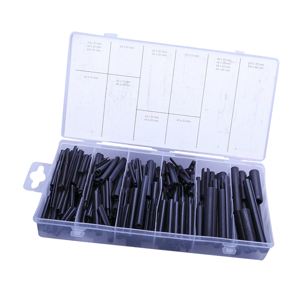 Roll Pins Assortment Kit Slotted Spring Dowel Pins 450pcs Roll Pins Assortment Kit Slotted Spring Dowel Pins 450pcs