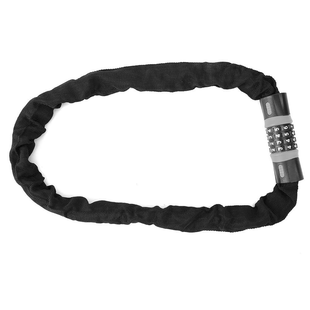 Lock, Safe Manganese Steel Chain Motorcycle Lock, Anti Sawing Wear