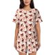 thumbnail image 1 of Balery dog Valentine's day Conjunto de Pijama para Mujer con Estampado, Dos Piezas de Manga Corta y Shorts, Ropa de Dormir Suave con Cuello Redondo y Bolsillos-4X-Large, 1 of 6