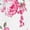 White Pink Floral, variant on Women's Sleeveless Floral A-Line Casual Dress with Pockets